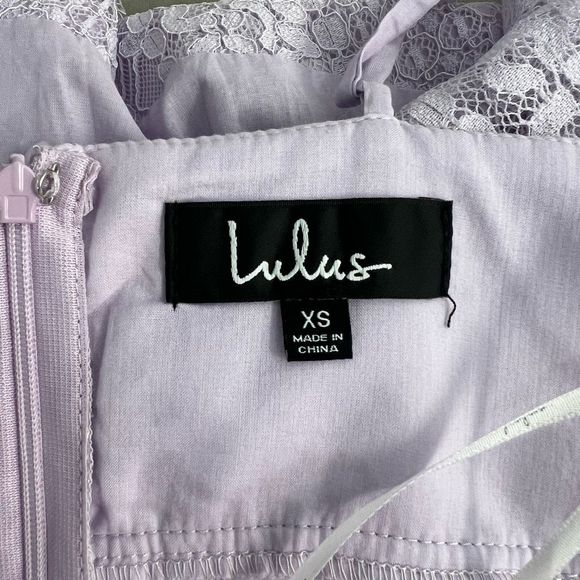 Lulu’s Endless Romance Lavender Ruffled Midi Dress size xs - Picture 11 of 14